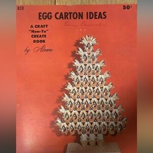 Vintage “How to create” egg carton ideas magazine